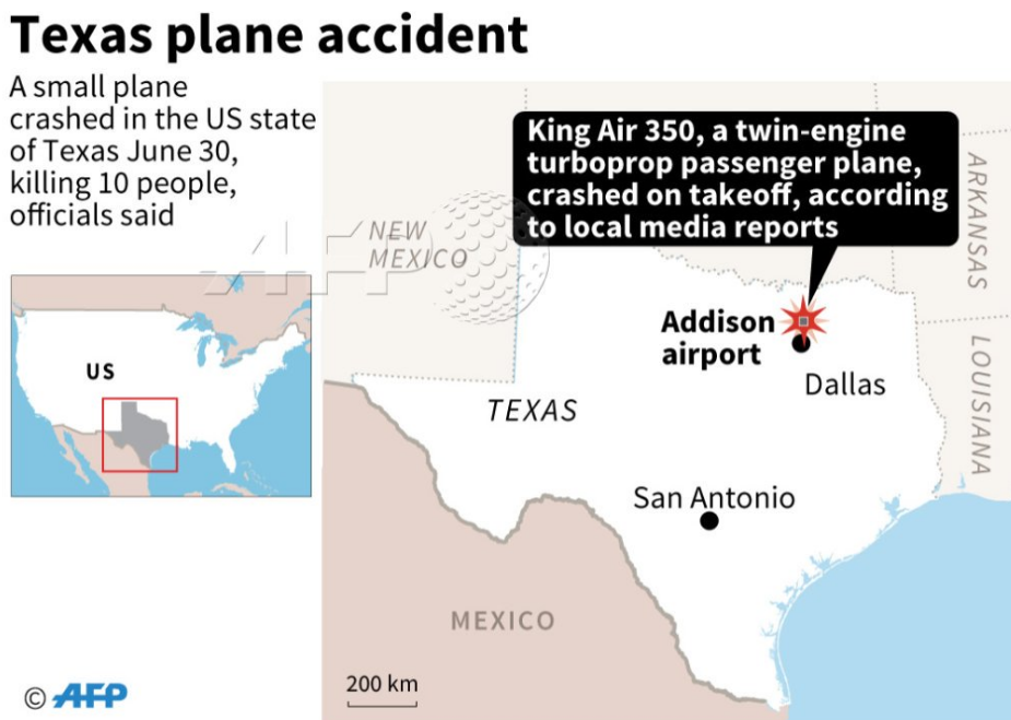 В США разбился самолет: все пассажиры погибли
