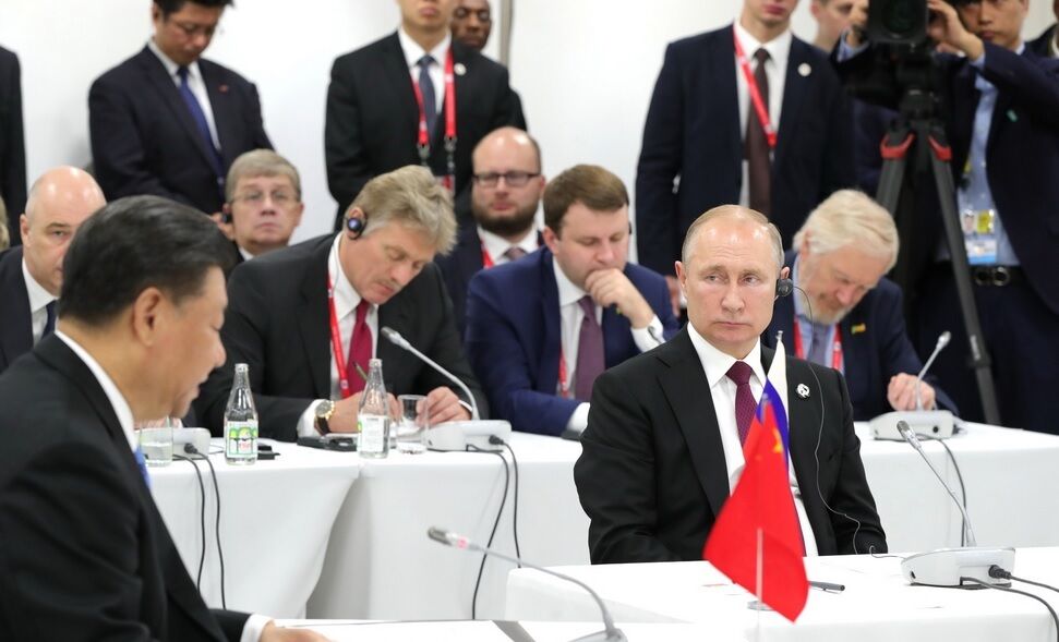 Володимир Путін на саміті G20 в Осаці