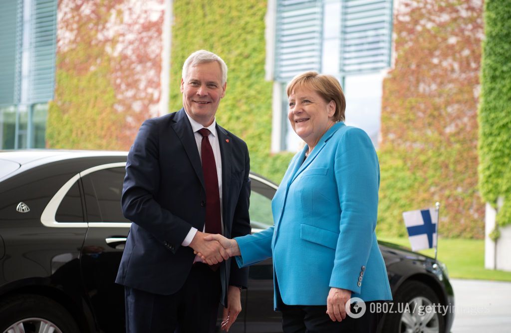 Встреча Меркель и Ринне