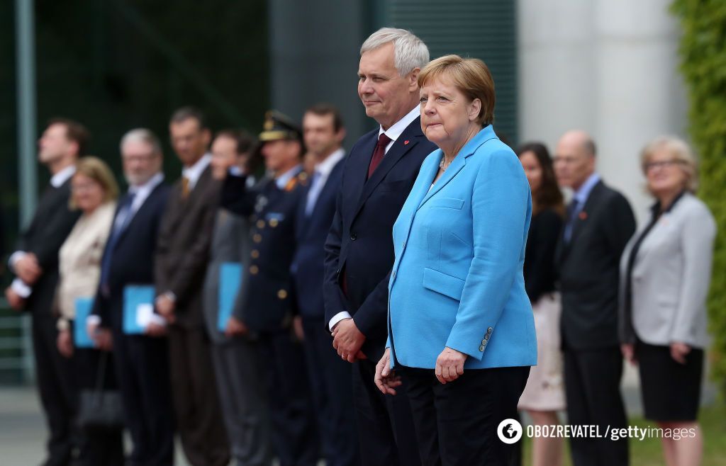 Встреча Меркель и Ринне