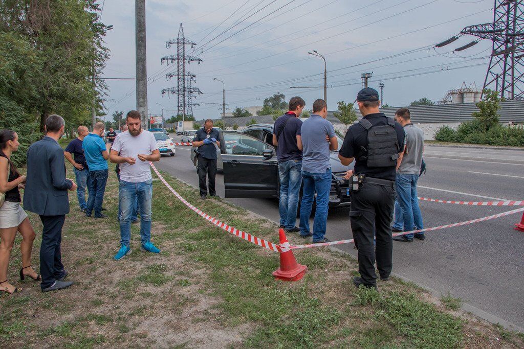 Полиция оцепила место происшествия