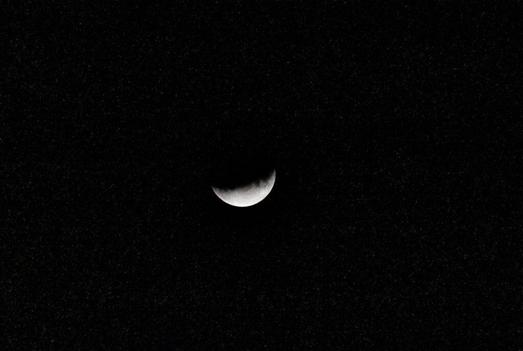 Місячне затемнення над Києвом
