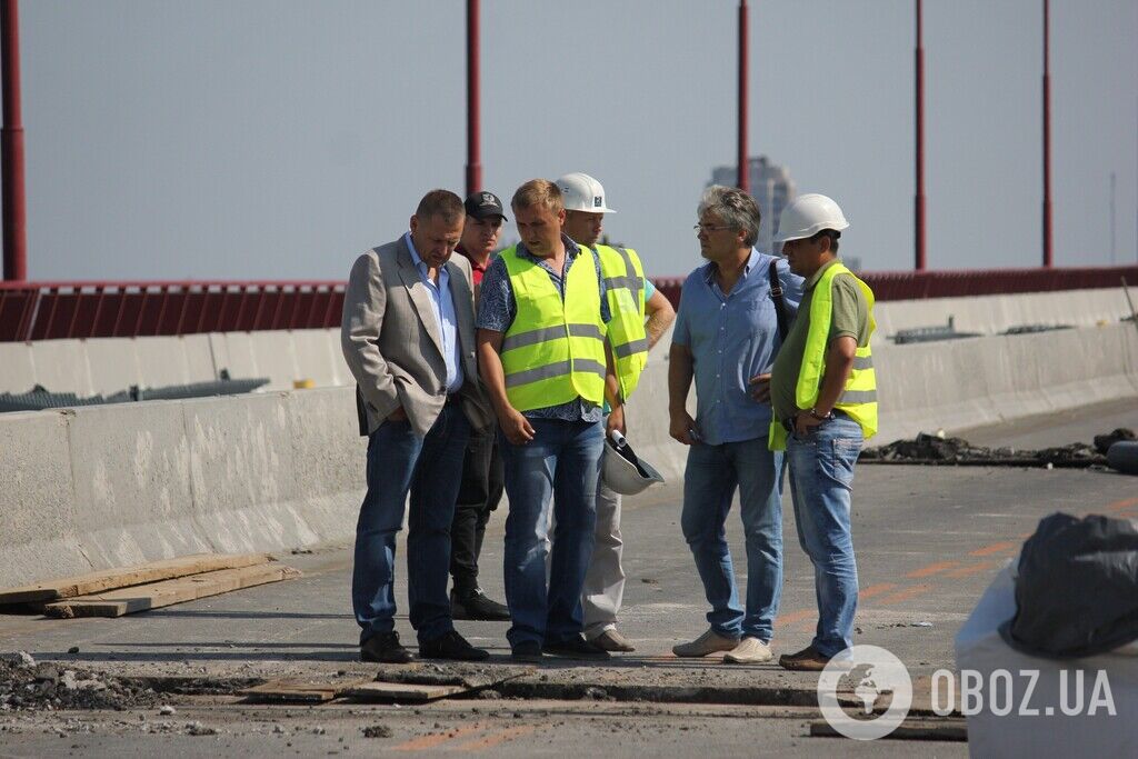 Филатов приехал на Новый мост и сказал, что спокойно относится к перекрытию