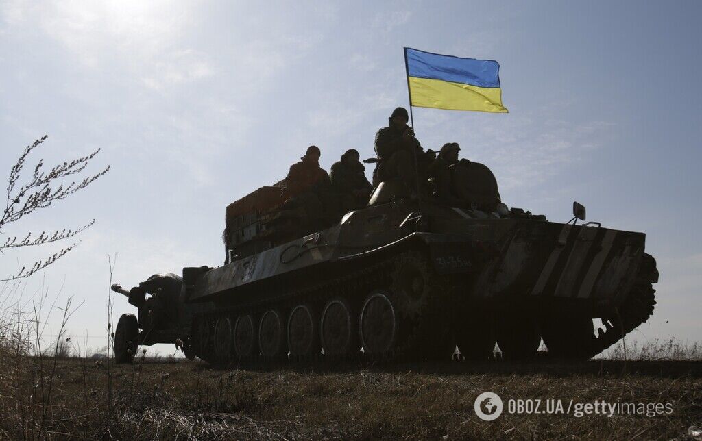 Украинские военные на Донбассе