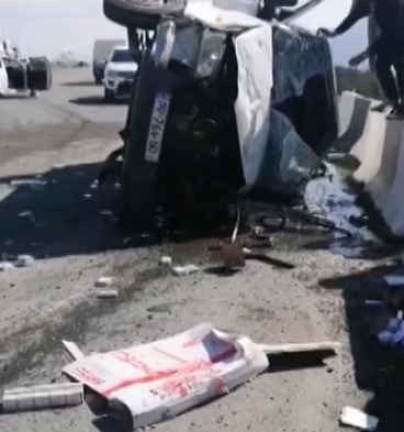 В Грузии разбился автобус с военными: много раненых