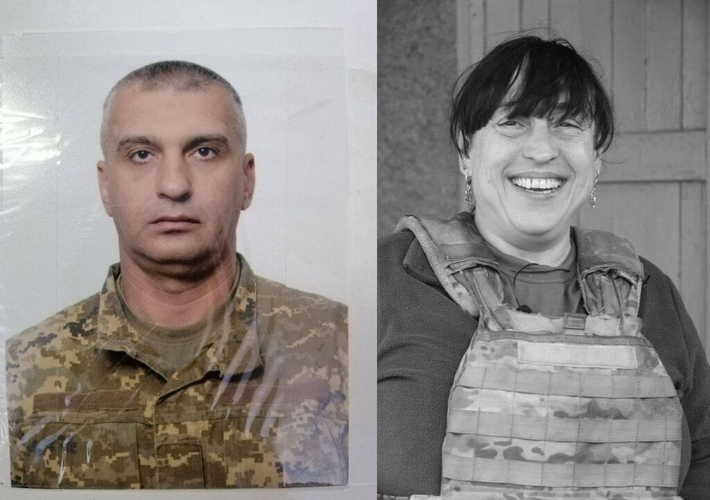 Погибшие в результате обстрела санитарной машины Сергей Майборода и Ирина Шевченко