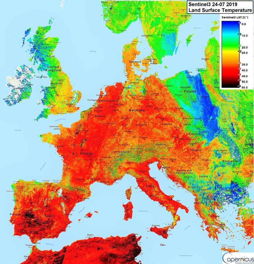 Спека в Європі