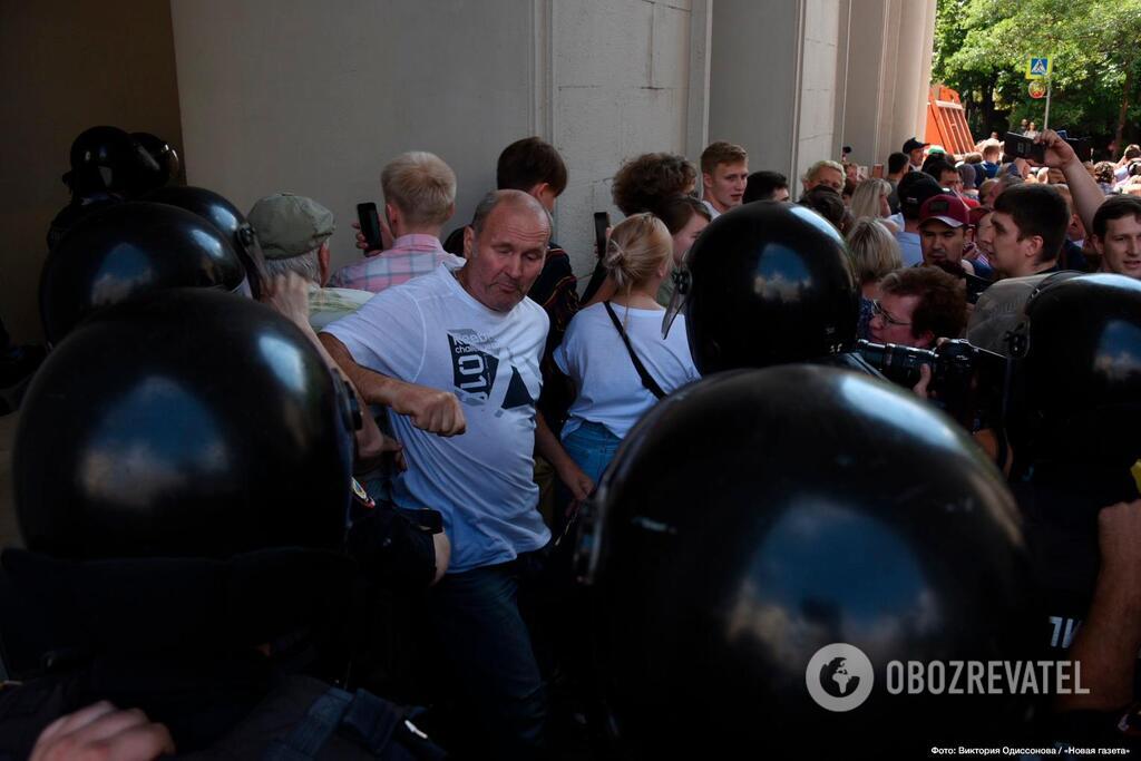 Задержания в Москве