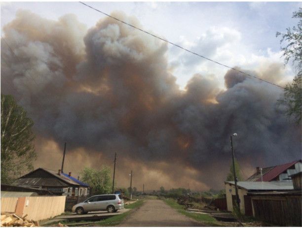 Пожежі на території Сибіру