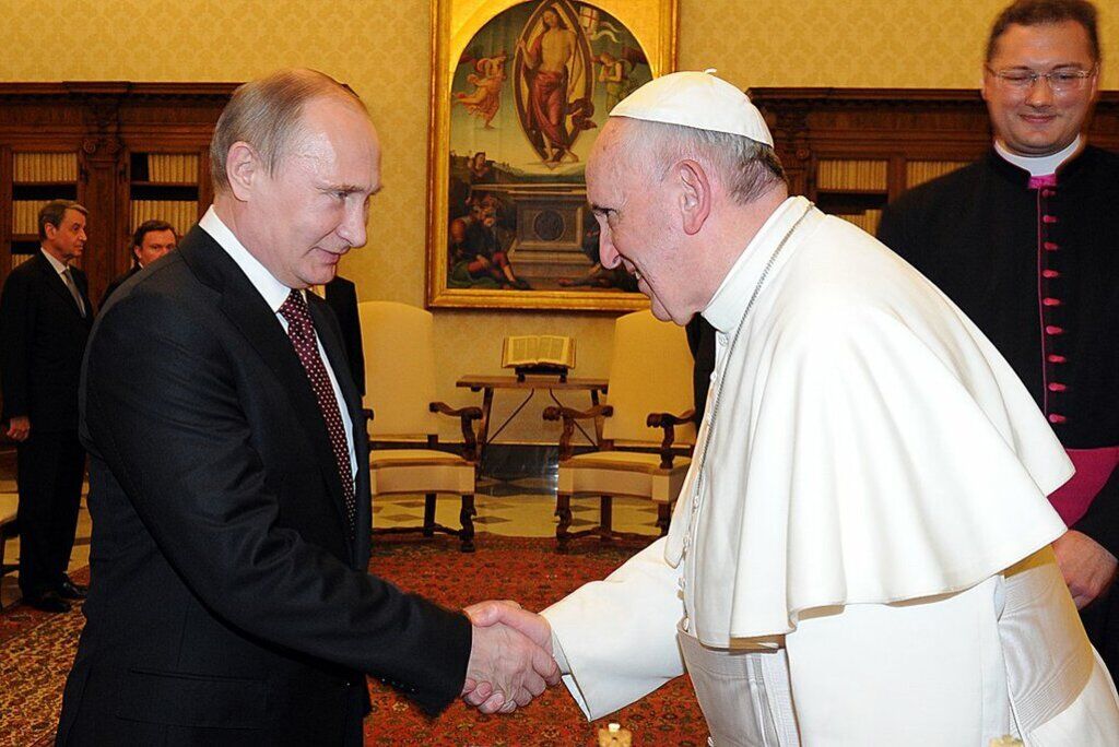 Владимир Путин и Папа Франциск