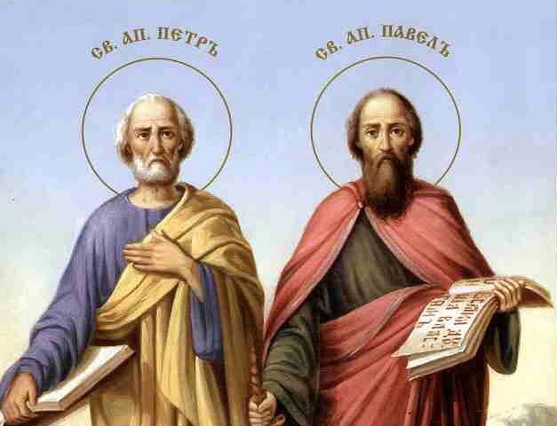 12 липня церква вшановує духовну твердість та віру апостолів Петра та Павла