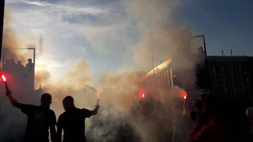 Протесты в центре Киева