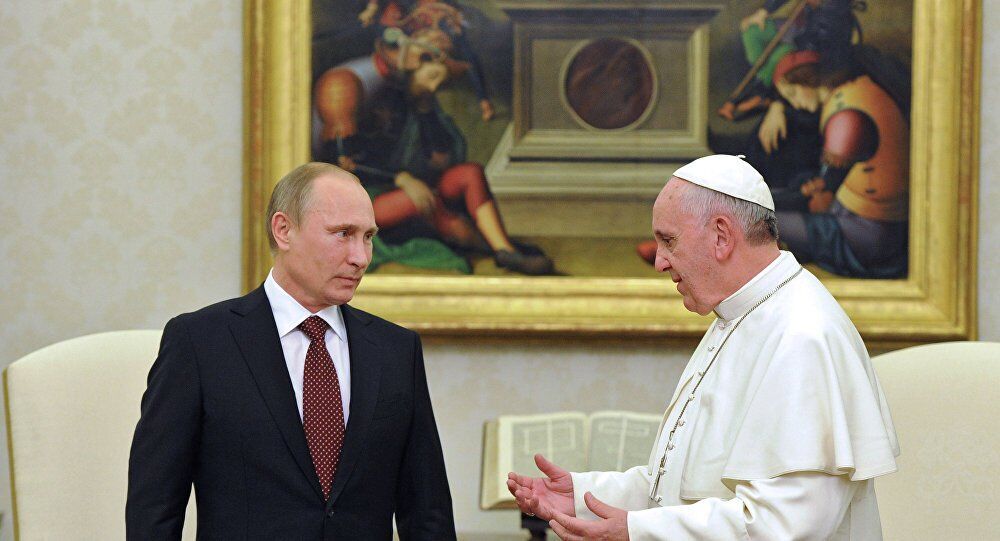 Владимир Путин и Папа Римский