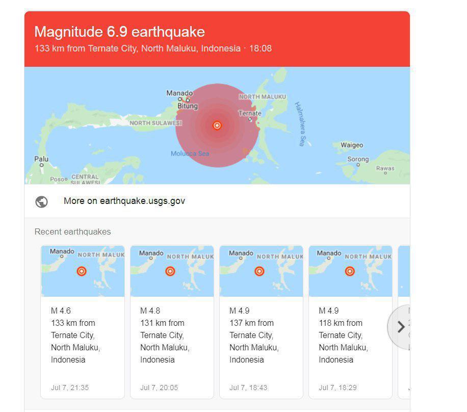 Есть угроза цунами: Индонезию всколыхнуло мощное землетрясение