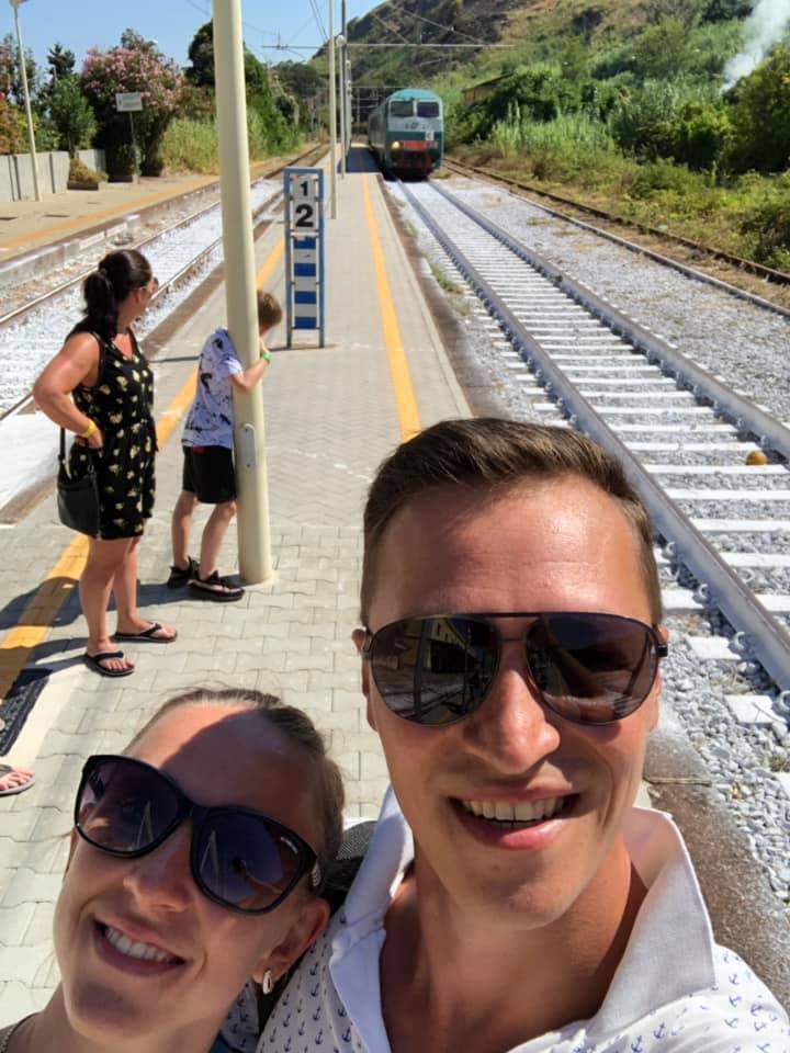 Світла і Володимир подорожували Італією на поїзді