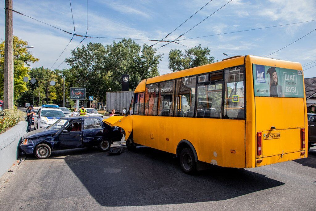 ДТП маршрутки і ЗАЗ