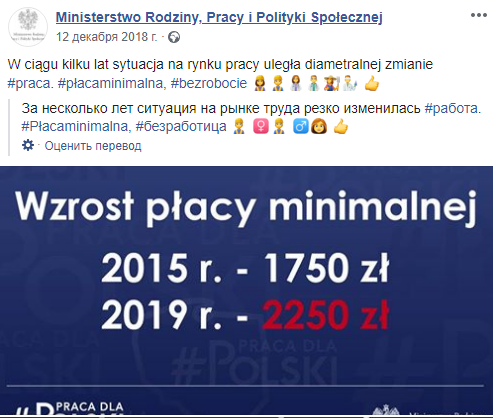 Мінімальна зарплата в Польщі