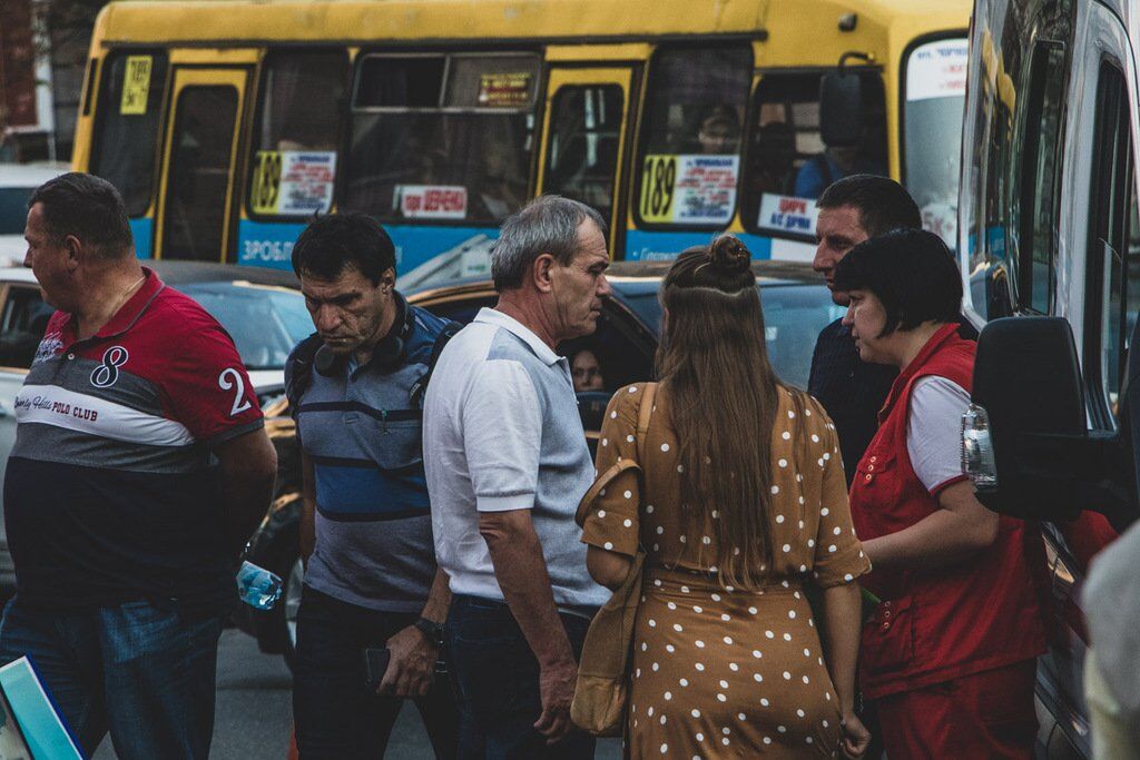 Костянтин Згара на місці ДТП