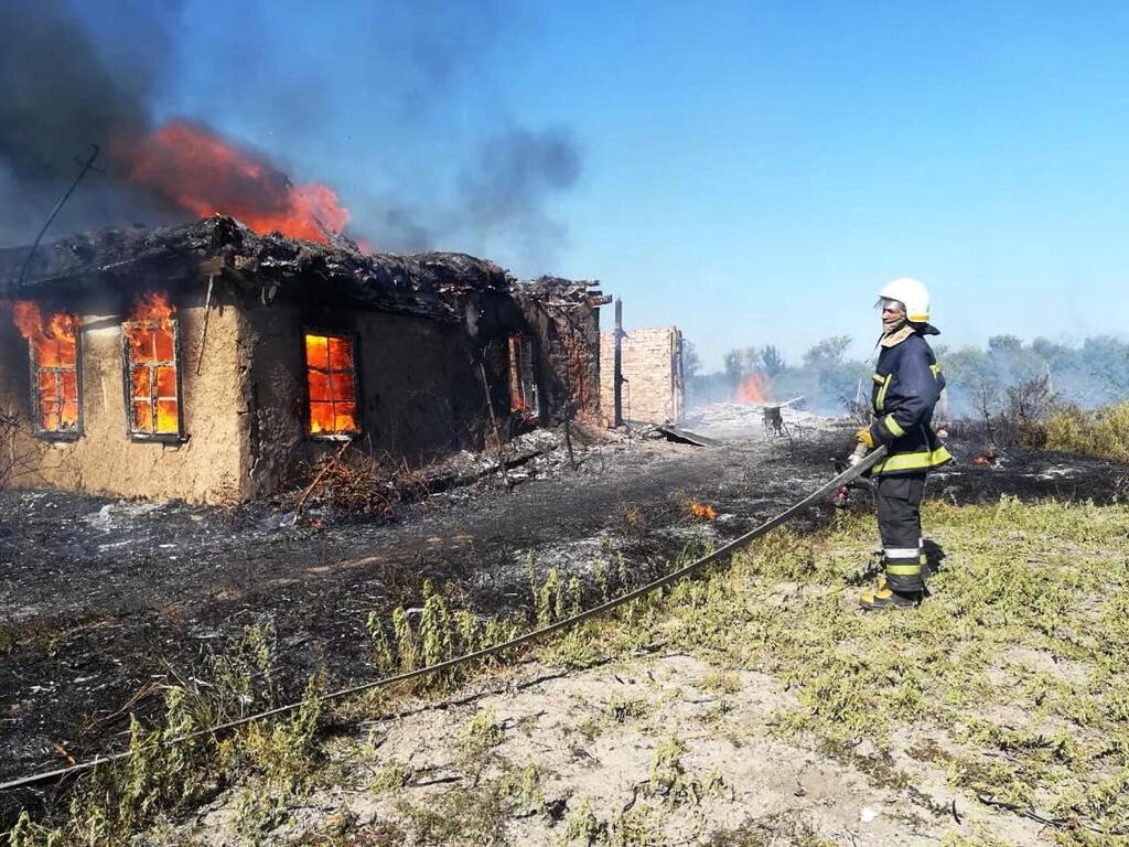 Под Днепром горел частный дом