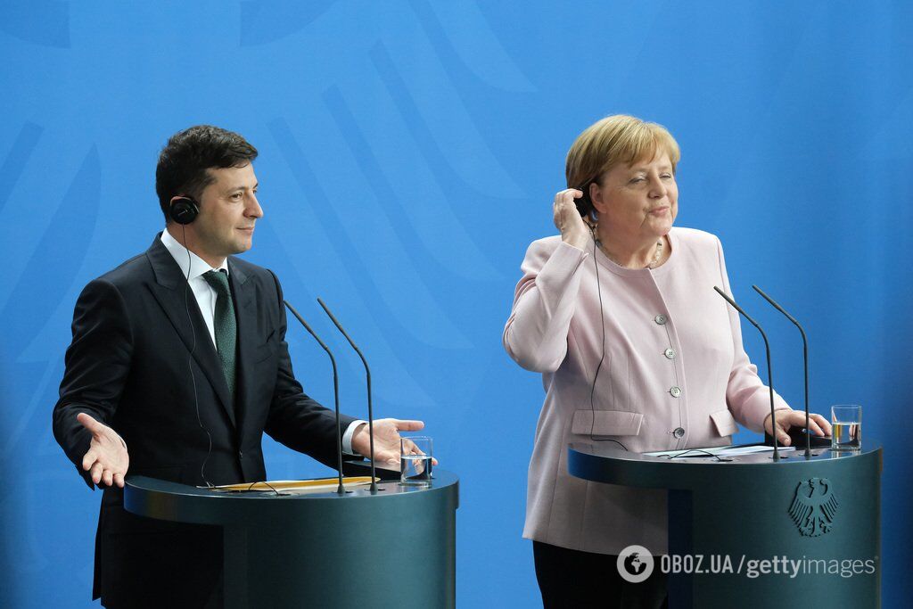 Зустріч Володимира Зеленського з канцлером Німеччини Ангелою Меркель