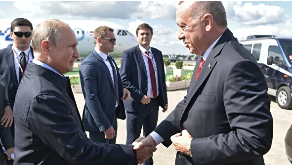 Путін зустрівся з Ердоганом