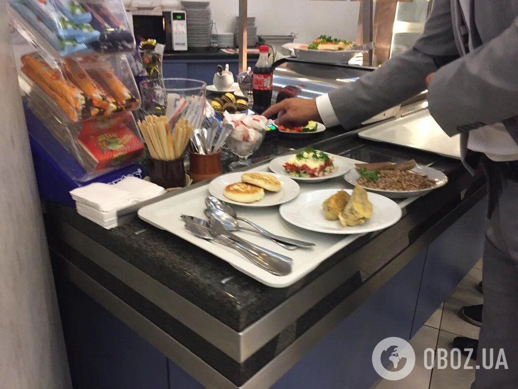 Вартість страв у їдальнях Верховної Ради варіюється від 20 до 175 гривень
