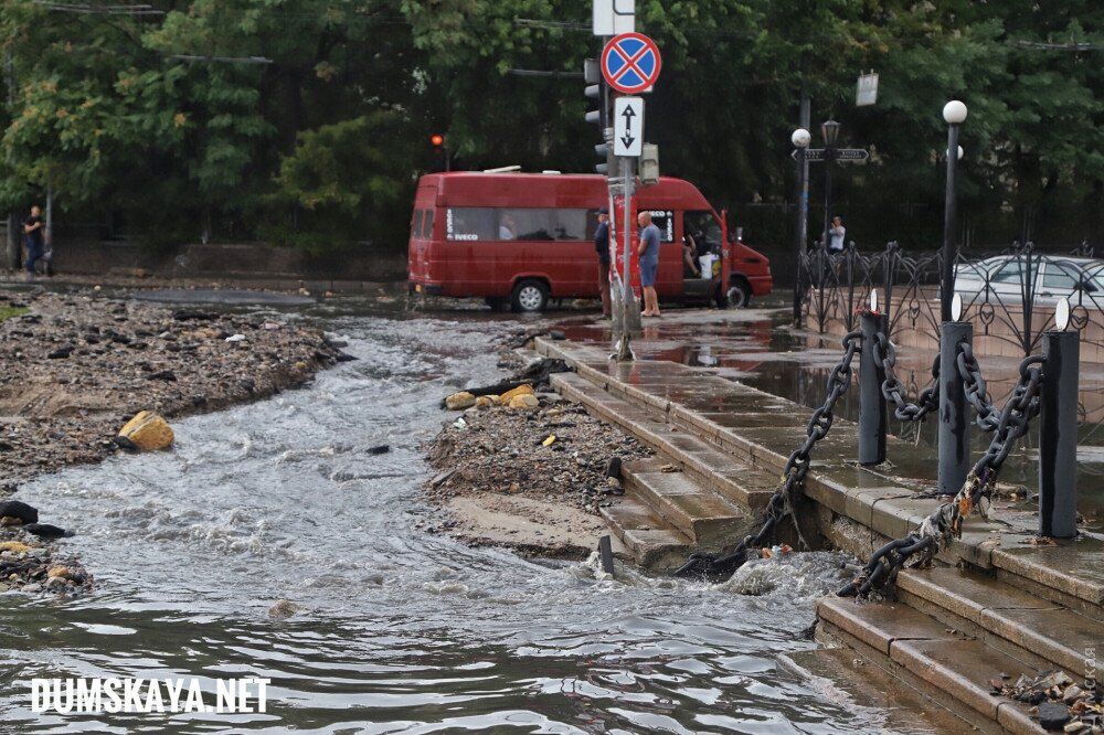 Последствия шторма в Одессе