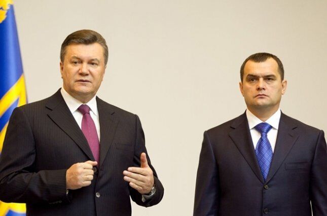 Виктор Янукович и Виталий Захарченко