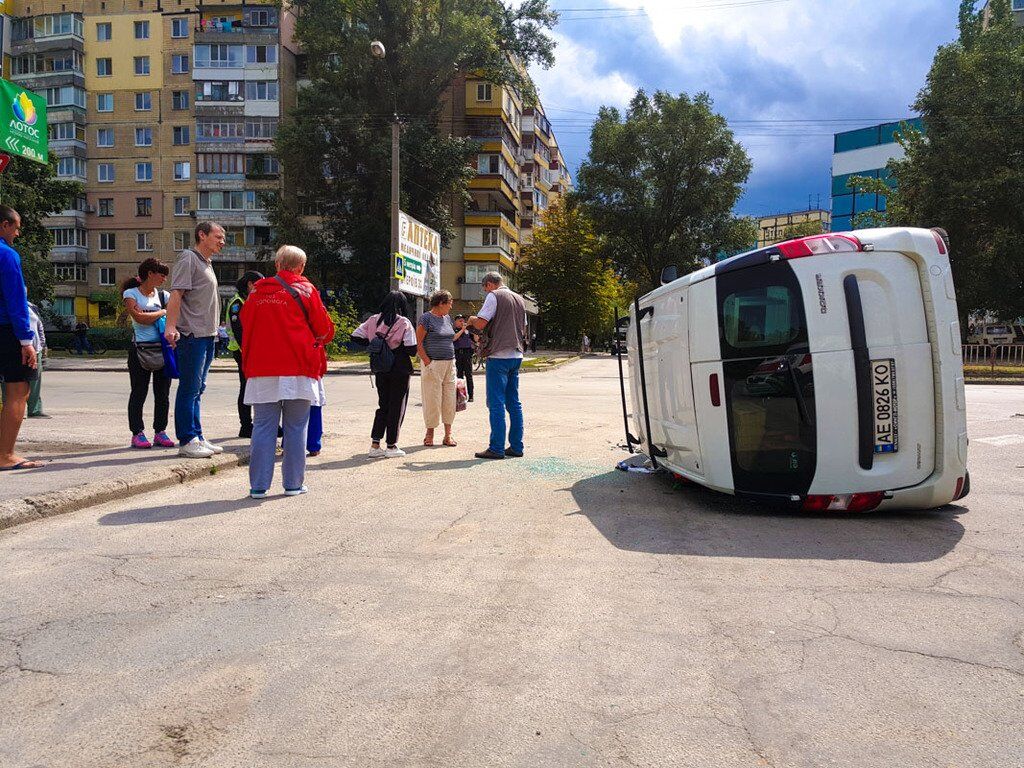 В Днепре произошло ДТП