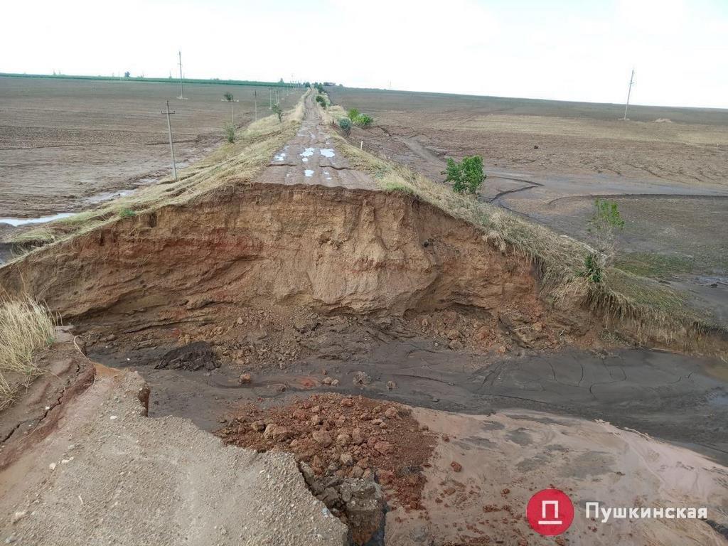 Наслідки зливи на Одещині