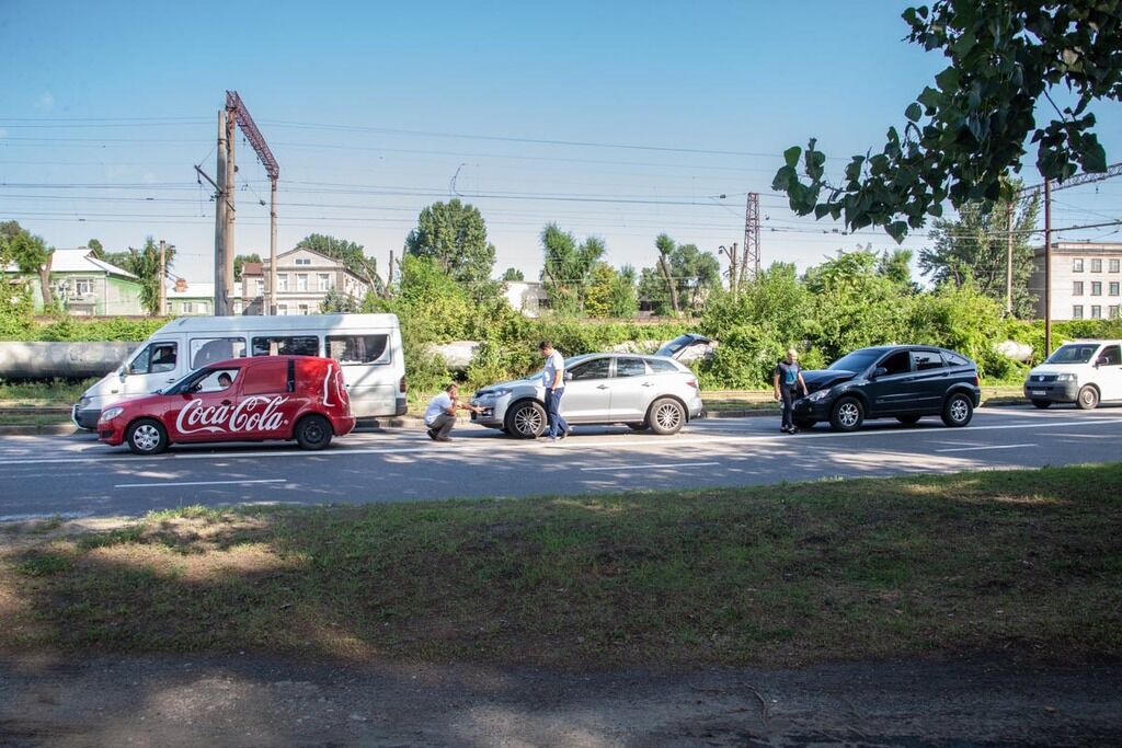 У Дніпрі зіткнулися SsangYong, Skoda і Mazda