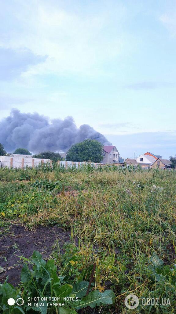 Пожар в Василькове