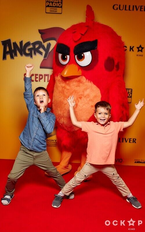 У кінотеатрі "Оскар" відбулася прем'єра фільму "Angry birds 2"