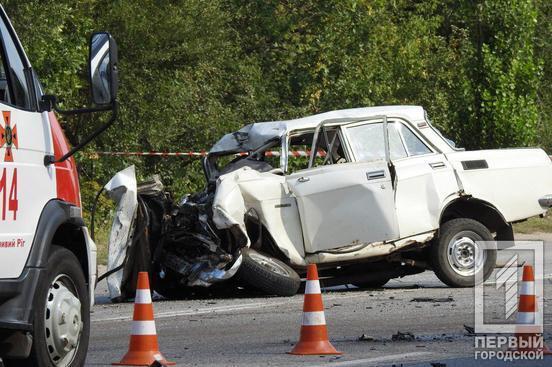 На виїзді з Кривого Рогу зіткнулися "Москвич" і "Ford"