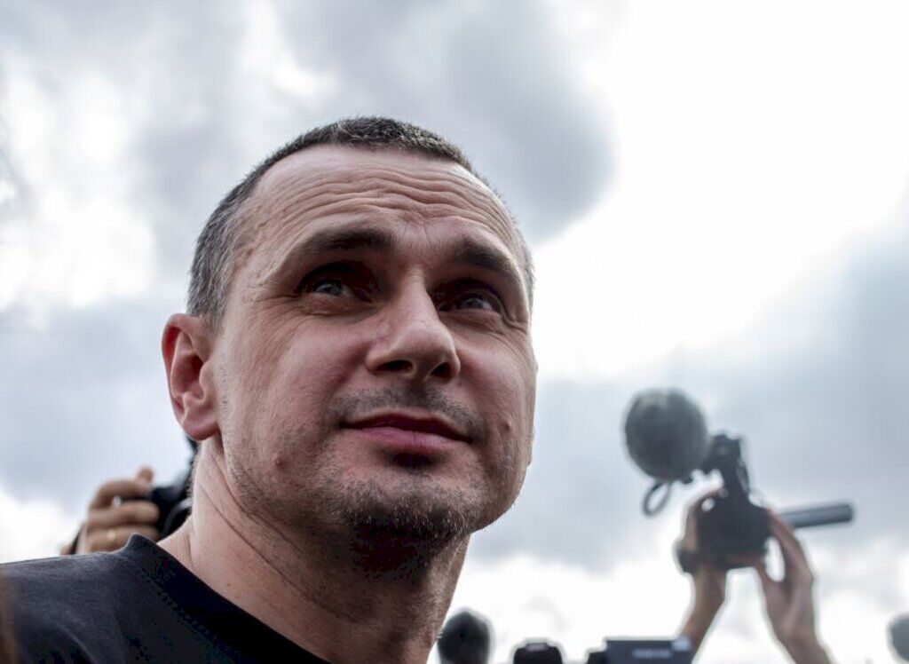 Олег Сенцов після повернення в Україну
