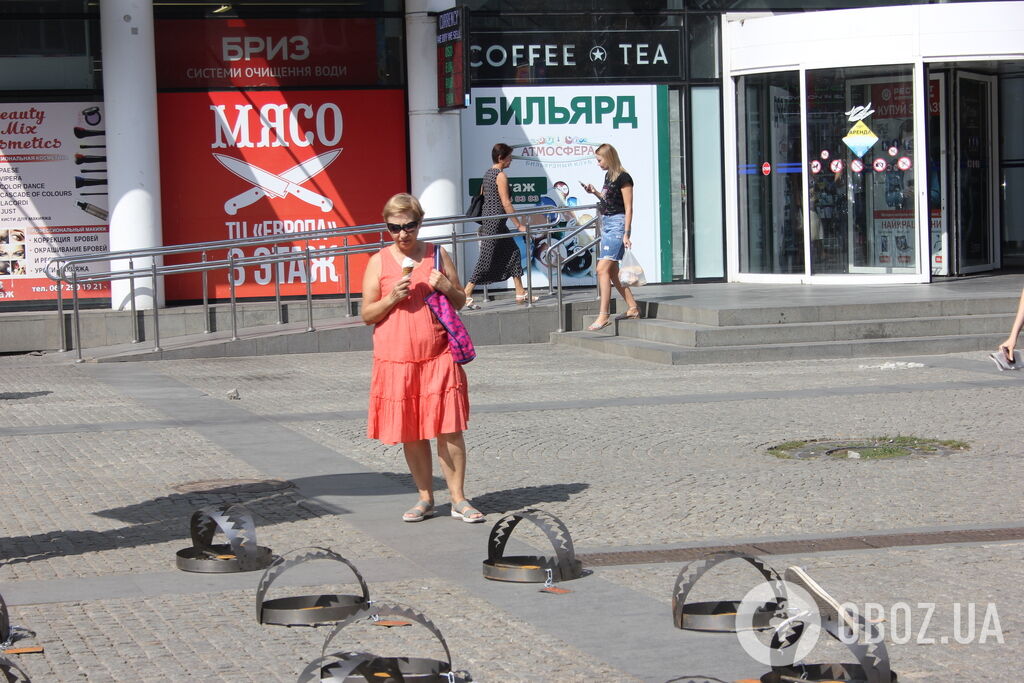 В Днепре проходит акция "В'язні Кремля"