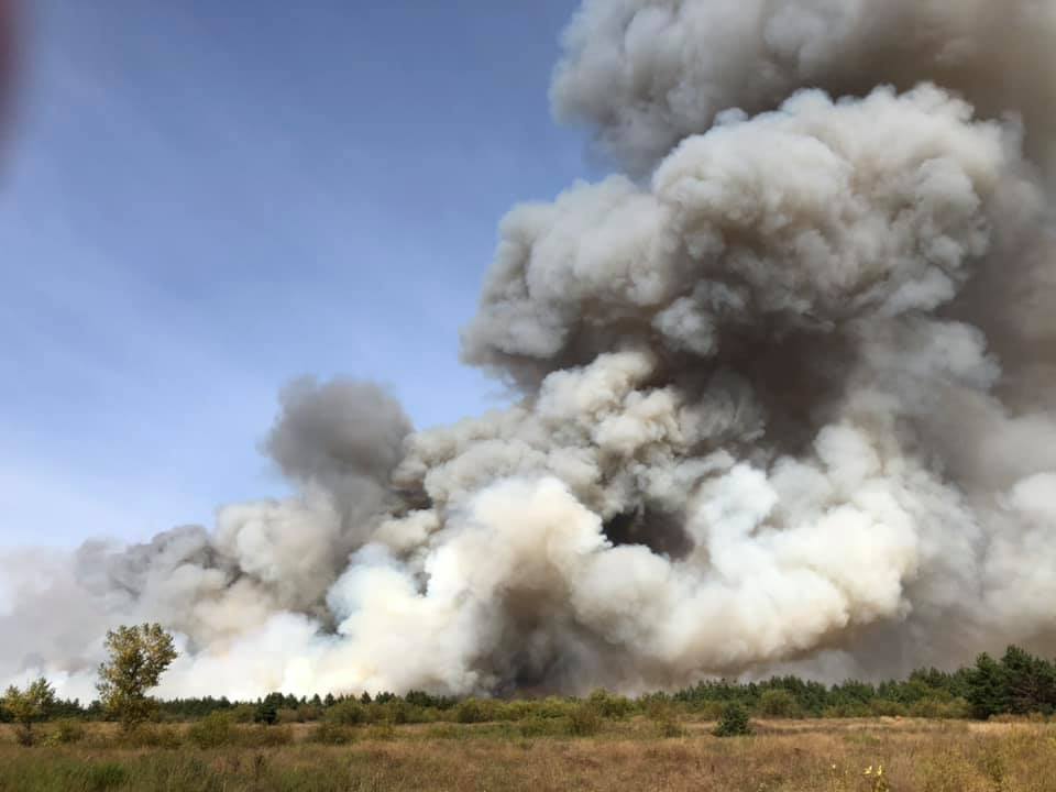 Дніпропетровщина у вогні: в мережі з'явилися моторошні фото масштабної лісової пожежі