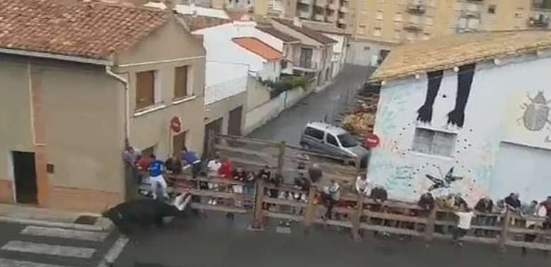 В Іспанії бик проткнув рогами чоловіка