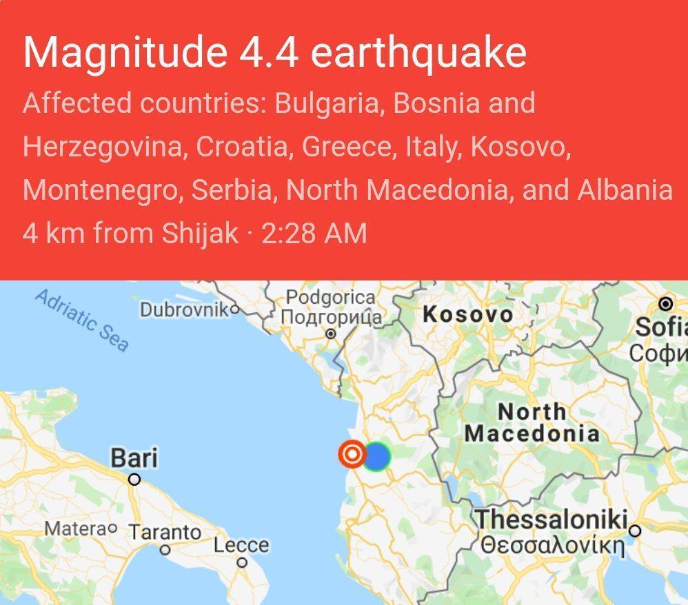 Албанію зім'яв потужний землетрус
