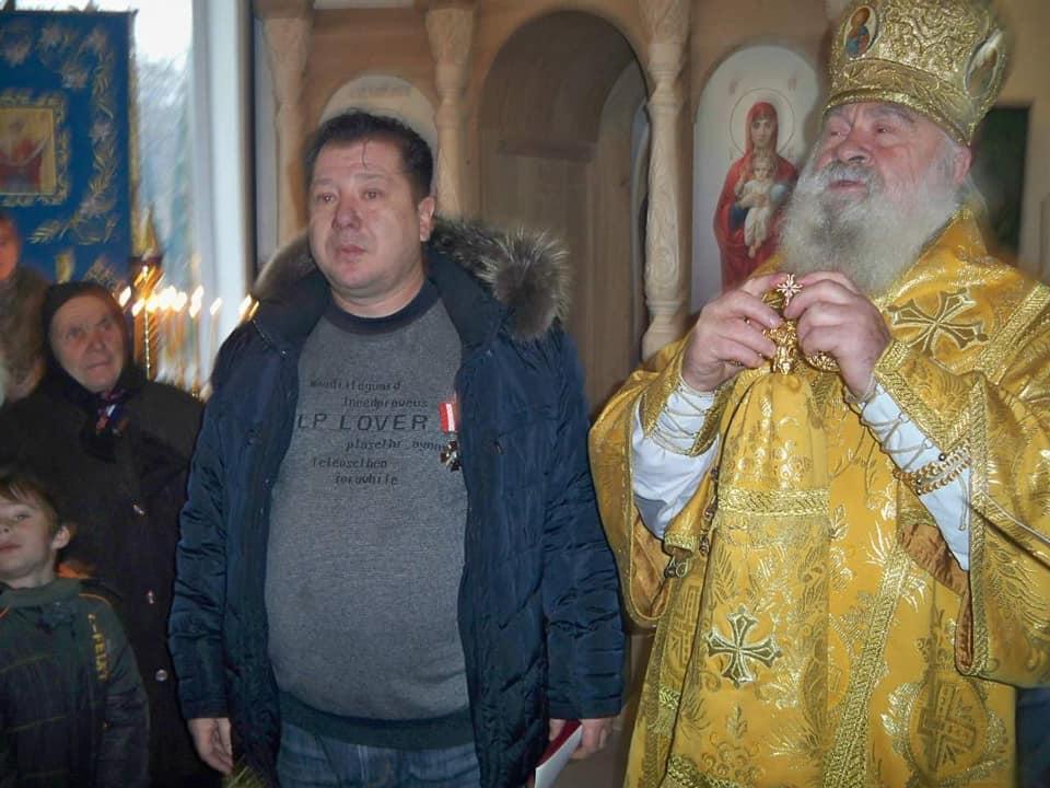Александр Андриенко в церкви