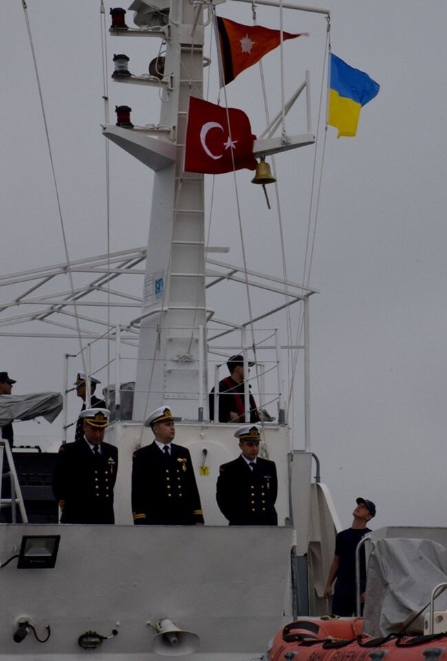 Турецкий корабль зашел в Одессу