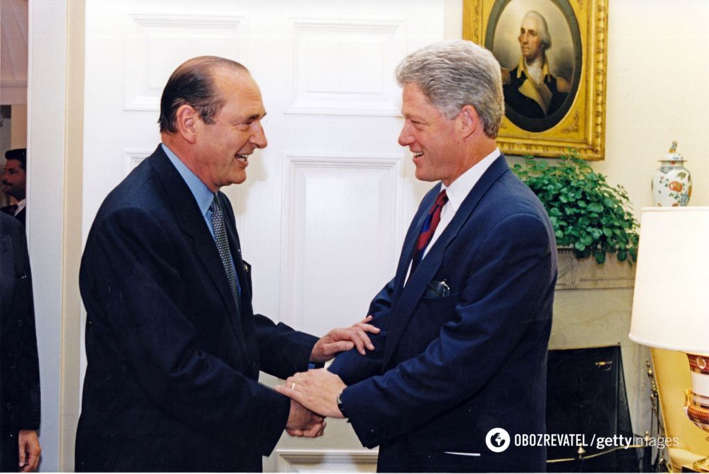 Жак Ширак и Билл Клинтон