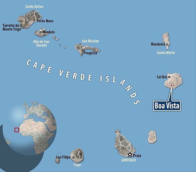 Острови Кабо-Верде на мапі