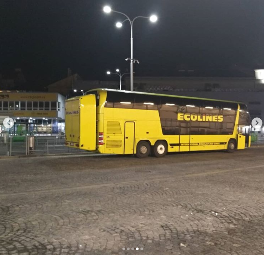 Автобус Ecolines Прага – Киев