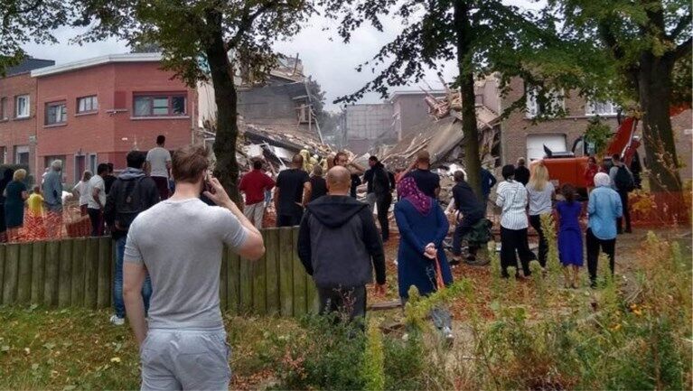 У Бельгії вибух зруйнував три будинки