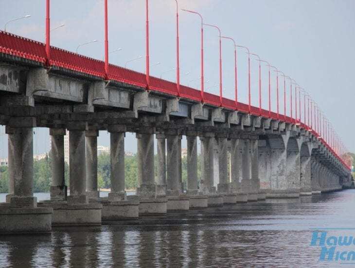 Капитальный ремонт Нового моста в Днепре