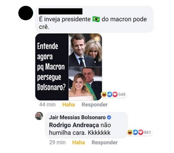 "Потворна!" Бразильські президент і міністр публічно образили дружину Макрона