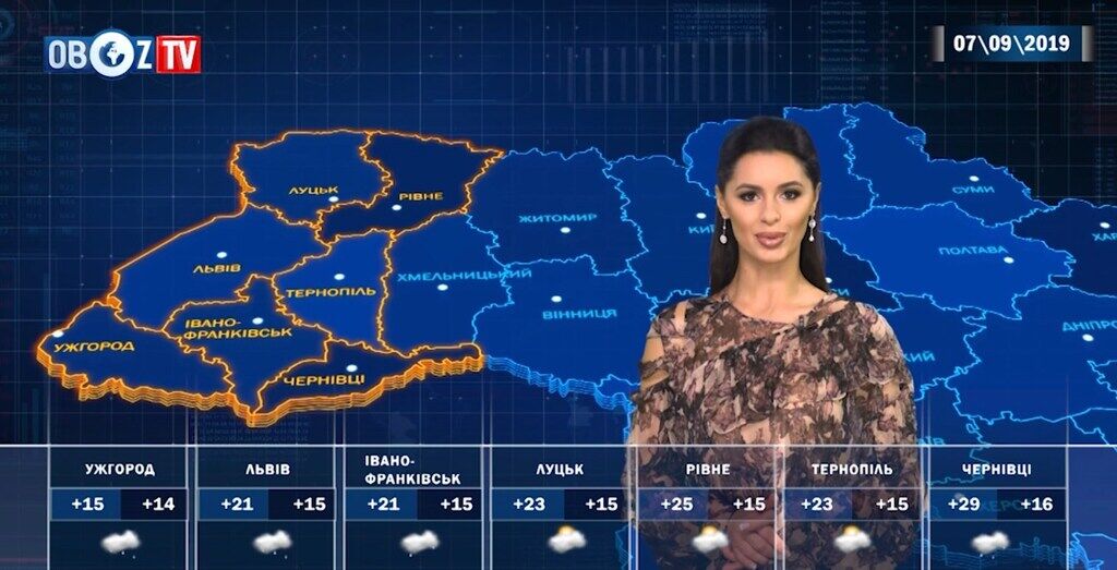 Где в Украине пройдут дожди: прогноз погоды на 7 сентября от ObozTV
