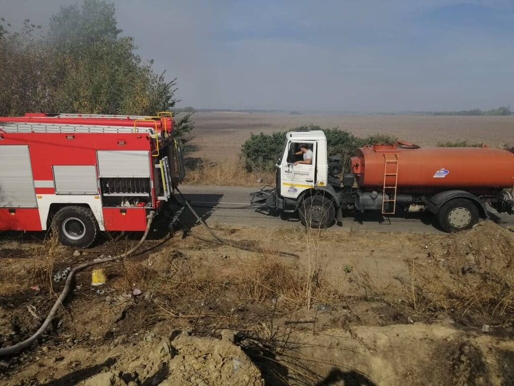 Поблизу села Трипілля Обухівського району Київської області спалахнула пожежа на території сміттєзвалища