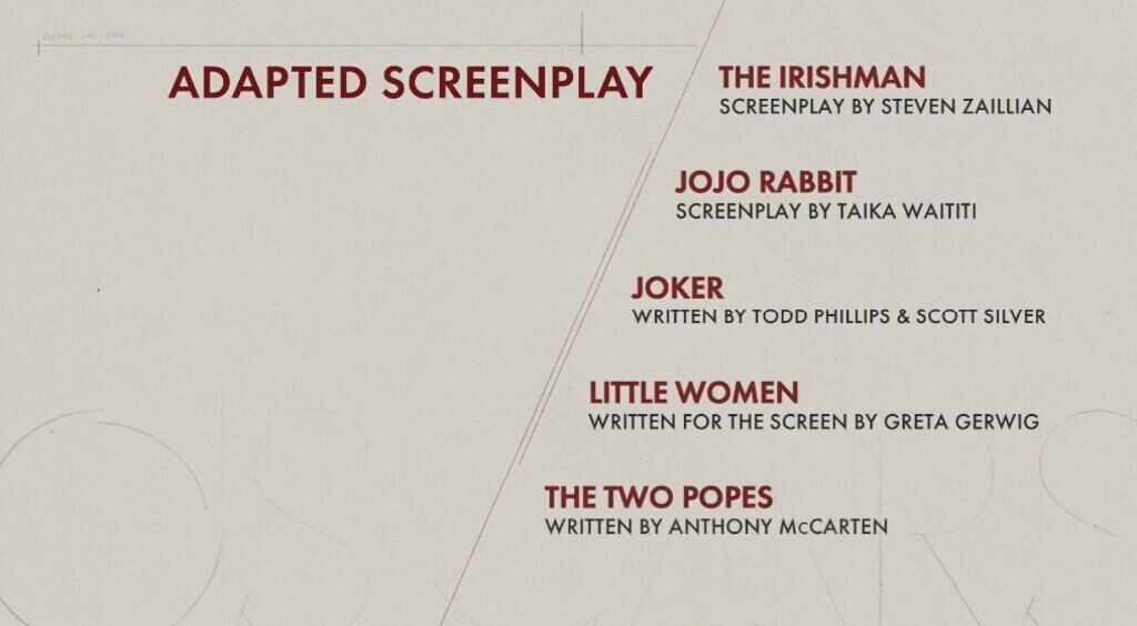 "Оскар-2020": названі всі номінанти на головну кінонагороду світу